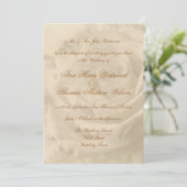 Invitations roses de mariage de cru (Debout devant)