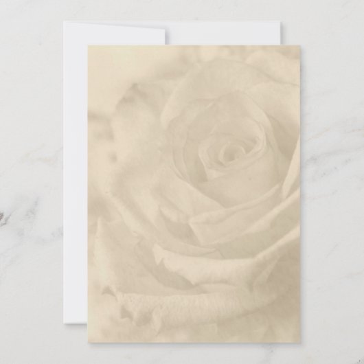 Invitations roses de mariage de cru (Dos)