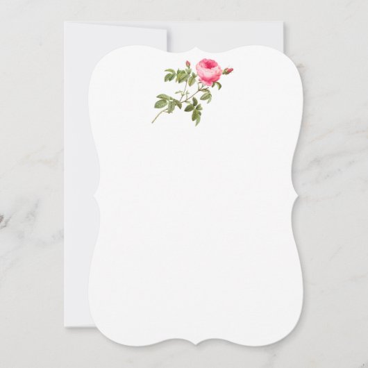 Invitations Roses de Pink Redoute (Devant)