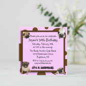 Invitations roses et Brown de carlin (Debout devant)