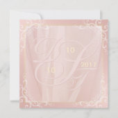 Invitations roses Gold et Blush (Devant)