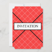 Invitations rouge blanc (Devant)