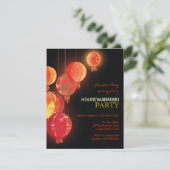 Invitations rouges de partie de pendaison de (Debout devant)