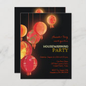 Invitations rouges de partie de pendaison de (Devant / Derrière)