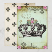 InViTaTioNs RoYaLes CoUrOnNe ReGaLe (Devant / Derrière)