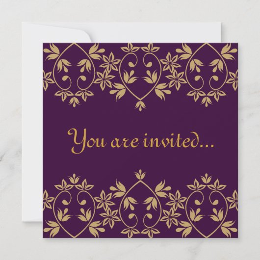 Invitations Royales de mariage (Devant)