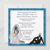 Invitations royales de mariage sur mesure (Devant)
