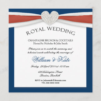 Invitations royales de partie de Chambre de