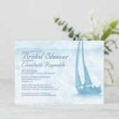 Invitations Rustic Boat Bridal (Debout devant)