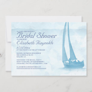 Invitations Rustic Boat Bridal