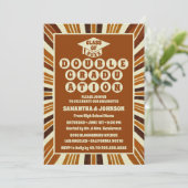 Invitations Rustic Chic Double Graduation Party (Debout devant)