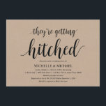 Invitations Rustic Kraft Bridal<br><div class="desc">La carte d'invitation pour le brunch Rustic Kraft Bridal de douche,  ils se font chier. Invitation les invités avec cette carte d'invitation parfaite. Ajoutez les détails de votre douche de mariage en caractères noirs correspondants / lettrage.

#TeeshaDerrick</div>