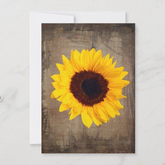 Invitations Rustic Sunflower Bachelorette Party (Dos)