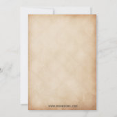 Invitations Rustique Sunflowers Bridal Show (Dos)