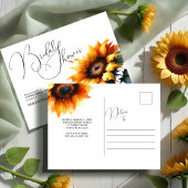 Invitations Rustique Tournesol Bridal