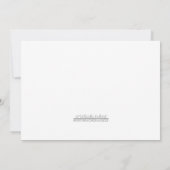 Invitations Rustique Woodsy Deer (Dos)