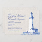 Invitations rustiques de Fête de la mariée de (Devant / Derrière)