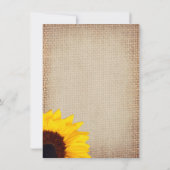 Invitations rustiques de Fête de la mariée de (Dos)