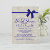 Invitations rustiques de Fête de la mariée de (Debout devant)