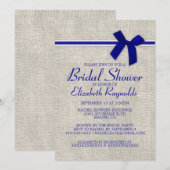 Invitations rustiques de Fête de la mariée de (Devant / Derrière)