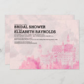 Invitations rustiques de Fête de la mariée de (Devant / Derrière)