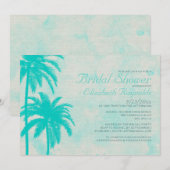 Invitations rustiques de Fête de la mariée de (Devant / Derrière)