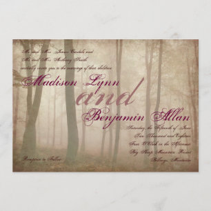 Invitations rustiques de mariage campagnard