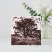 Invitations rustiques de mariage campagnard de (Debout devant)