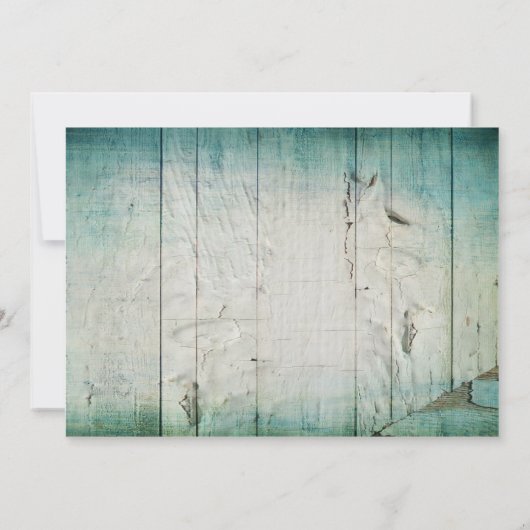 Invitations rustiques de mariage campagnard de (Dos)