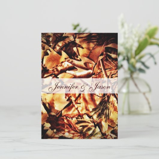 Invitations rustiques de mariage de dentelle de (Debout devant)