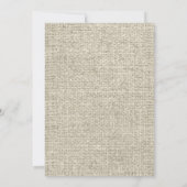 Invitations rustiques de mariage de pot de maçon (Dos)