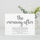 Invitations rustiques parfaits de brunch de (Debout devant)