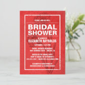 Invitations Rustiques Red Bridal Show (Debout devant)