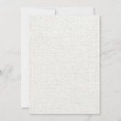 Invitations rustiques turquoises de mariage de pot (Dos)