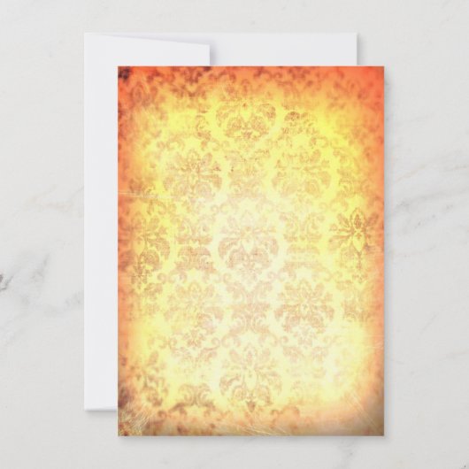 Invitations rustiques vintages de mariage de (Dos)