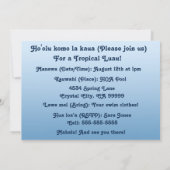 Invitations Safari de surf Luau & BBQ (Dos)