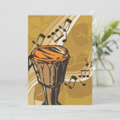 Invitations saines de tambour (Debout devant)