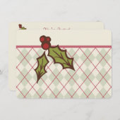 Invitations saintes de Noël rustique (Devant / Derrière)