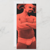 Invitations Satyr in Briefs II (2 côtés) (Dos)