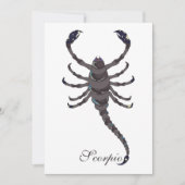 Invitations Scorpio de Starlight (Devant)
