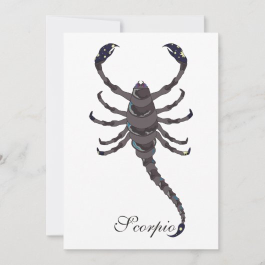 Invitations Scorpio de Starlight (Devant)