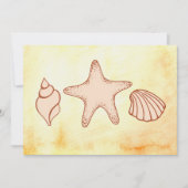 Invitations Seashell Beach (Devant)