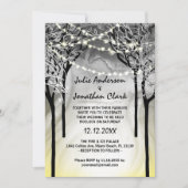 Invitations Silver et Gold Fire et Ice Wedding (Devant)