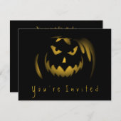 Invitations simples d'adulte de partie de (Devant / Derrière)