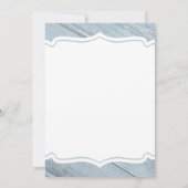 Invitations simples de Fête de la mariée de plage (Dos)