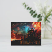 Invitations simples de fête d'Halloween pour enfan (Debout devant)