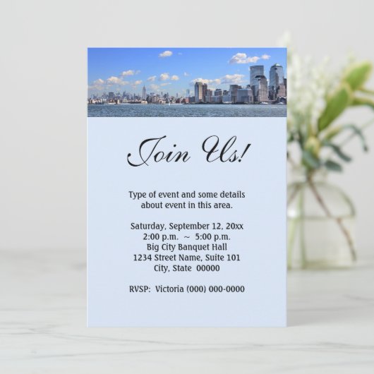 Invitations Skyline de New York (Debout devant)