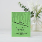 Invitations Slime Sèche (Debout devant)