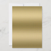 Invitations Soirées Silver Et Gold (Dos)