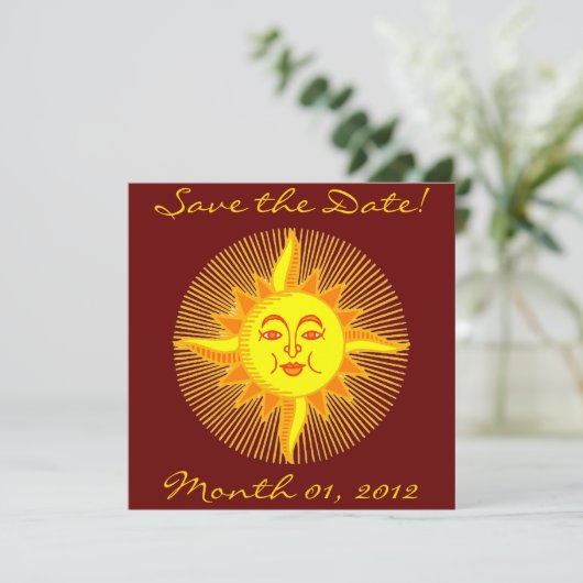 Invitations Solaires Souriantes (Debout devant)